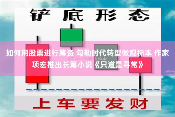 如何用股票进行筹资 勾勒时代转型微观标本 作家项宏推出长篇小说《只道是寻常》