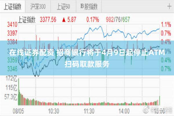 在线证券配资 招商银行将于4月9日起停止ATM扫码取款服务
