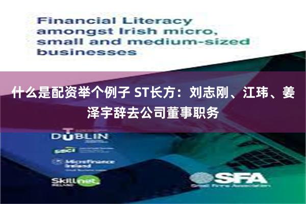 什么是配资举个例子 ST长方：刘志刚、江玮、姜泽宇辞去公司董事职务