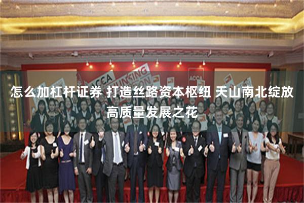 怎么加杠杆证券 打造丝路资本枢纽 天山南北绽放高质量发展之花