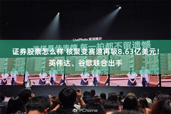 证券股票怎么样 核聚变赛道再吸8.63亿美元！英伟达、谷歌联合出手