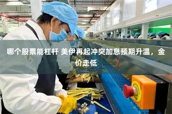 哪个股票能杠杆 美伊再起冲突加息预期升温，金价走低