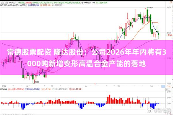 常德股票配资 隆达股份：公司2026年年内将有3000吨新增变形高温合金产能的落地