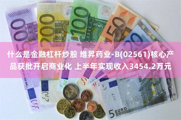 什么是金融杠杆炒股 维昇药业-B(02561)核心产品获批开启商业化 上半年实现收入3454.2万元