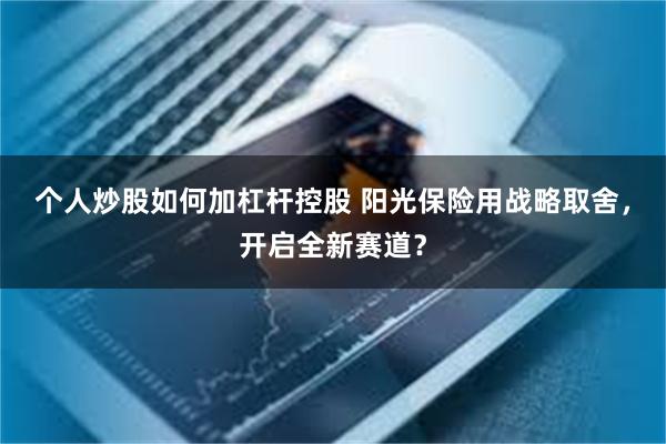 个人炒股如何加杠杆控股 阳光保险用战略取舍，开启全新赛道？