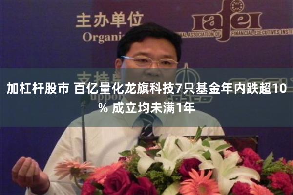 加杠杆股市 百亿量化龙旗科技7只基金年内跌超10% 成立均未满1年